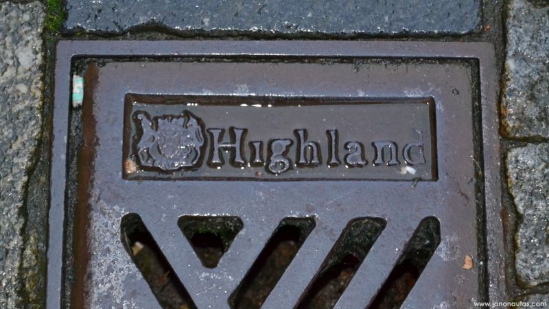 Detalle en una calle de Highland Viaje a las Tierras Altas de Escocia