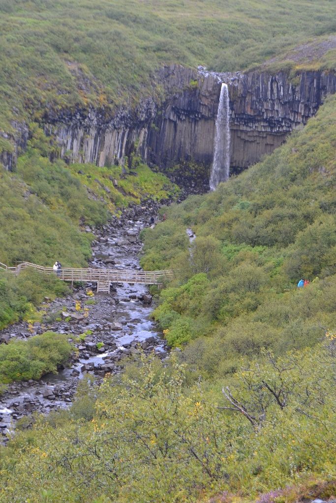 Svartifoss a lo lejos Islandia (día 4): los glaciares del sudeste